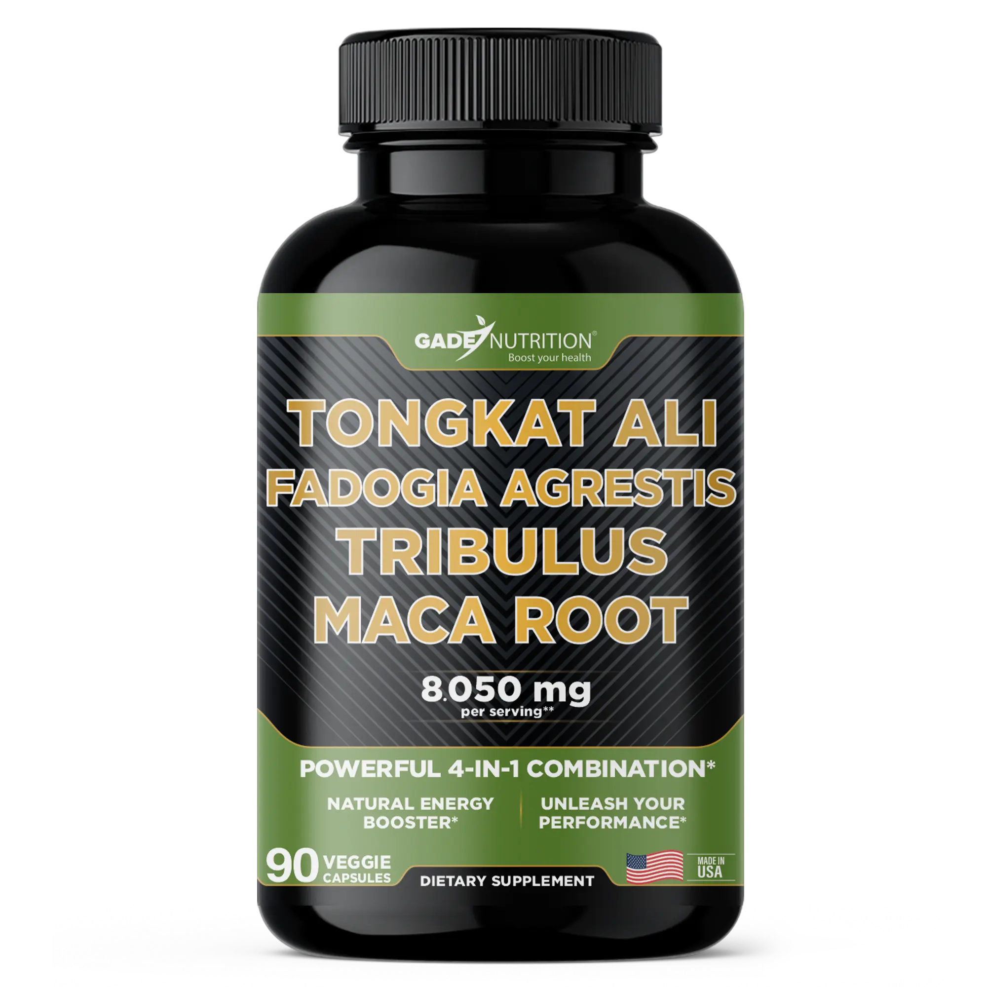 Tongkat, Fadogia Agrestis, Tribulus and Maca Root GADE NUTRITION