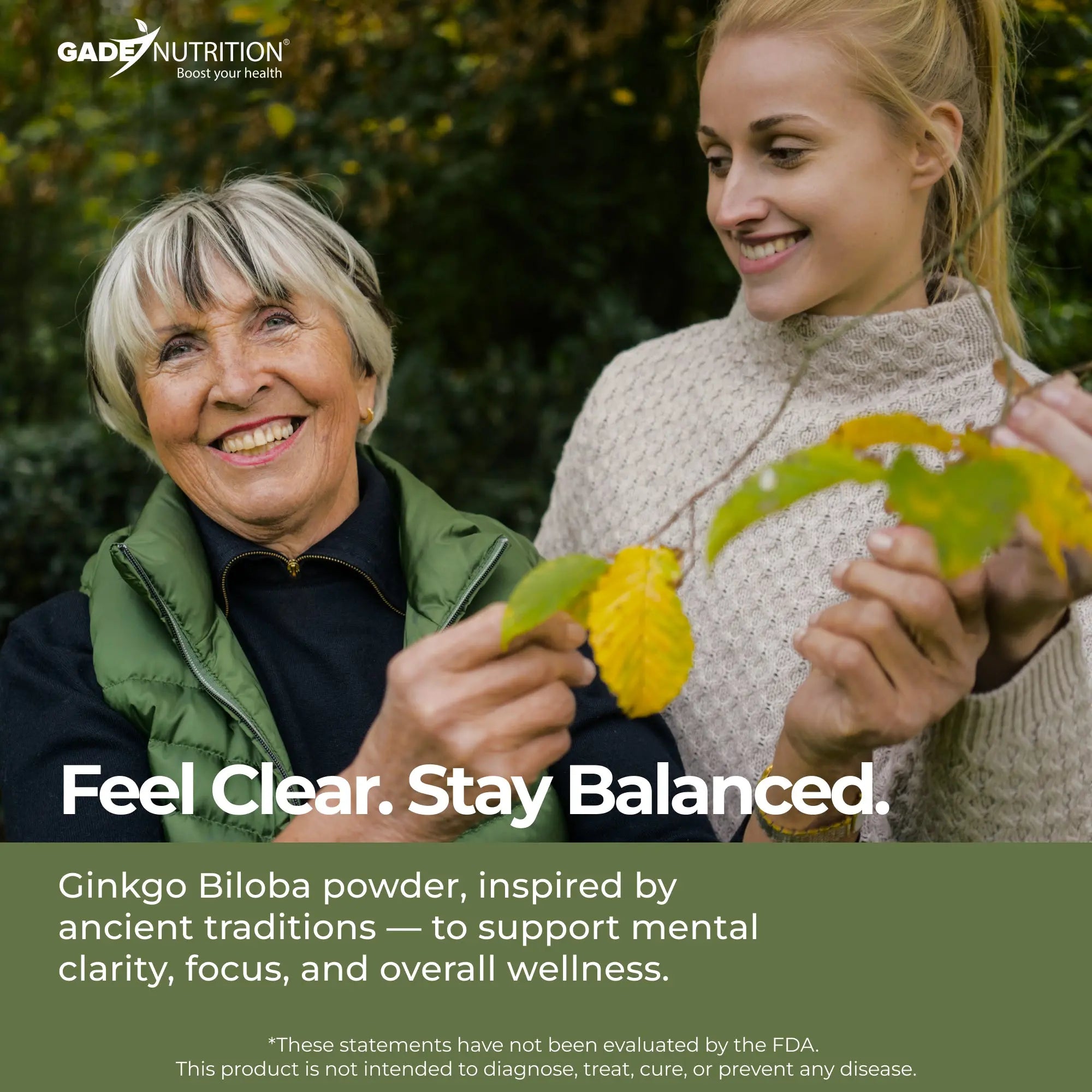 Ginkgo Biloba Extract Gade Nutrition