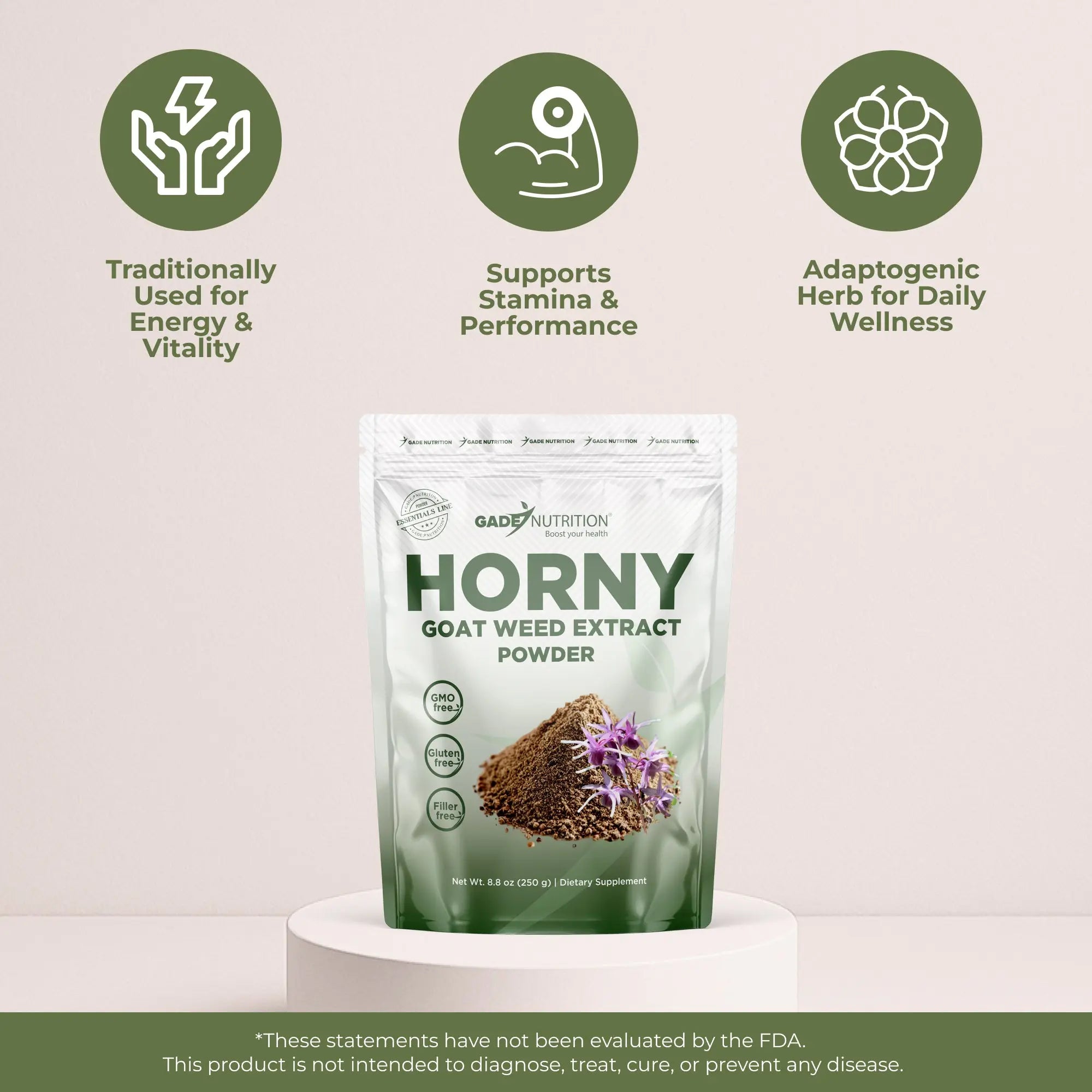 Horny Goat Weed Extract Gade Nutrition