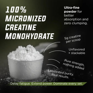 Warrior Strength - Creatine Monohydrate Gade Nutrition