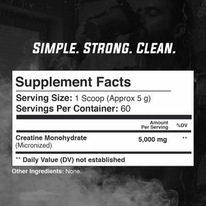 Warrior Strength - Creatine Monohydrate Gade Nutrition