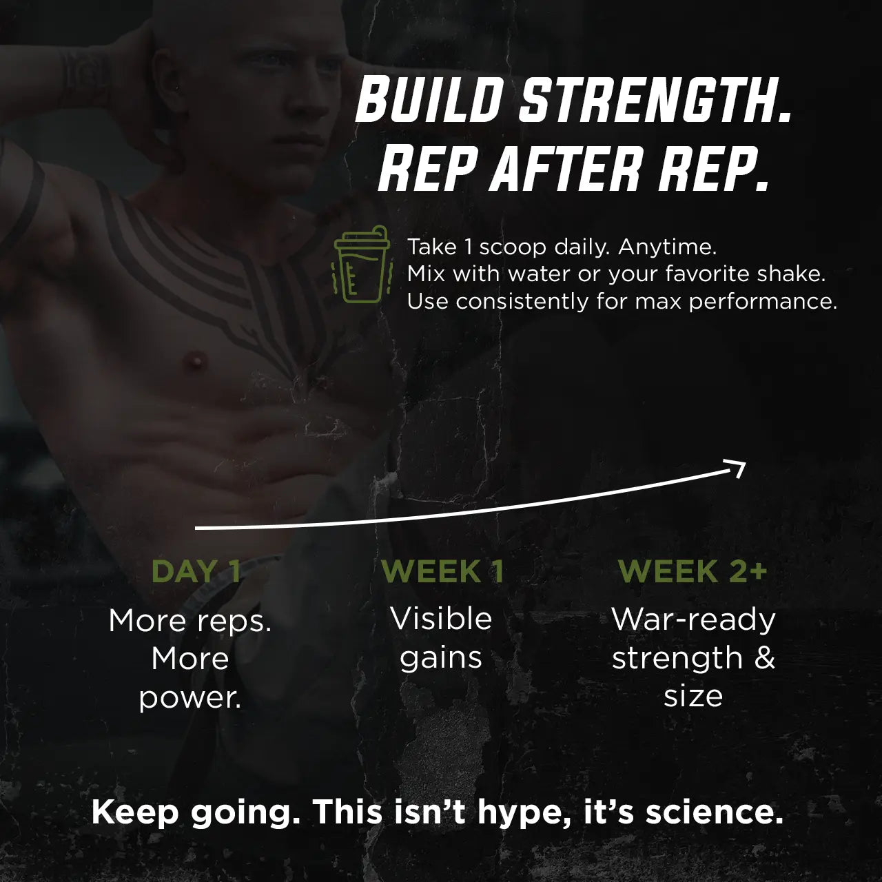 Warrior Strength - Creatine Monohydrate Gade Nutrition