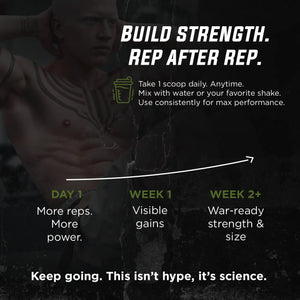 Warrior Strength - Creatine Monohydrate Gade Nutrition