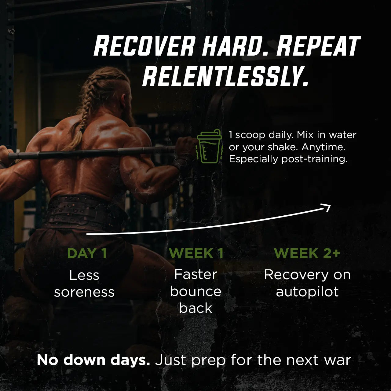 Warrior Recover - L-Glutamine Gade Nutrition