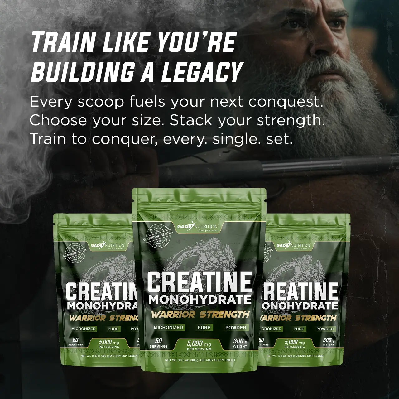 Warrior Strength - Creatine Monohydrate Gade Nutrition
