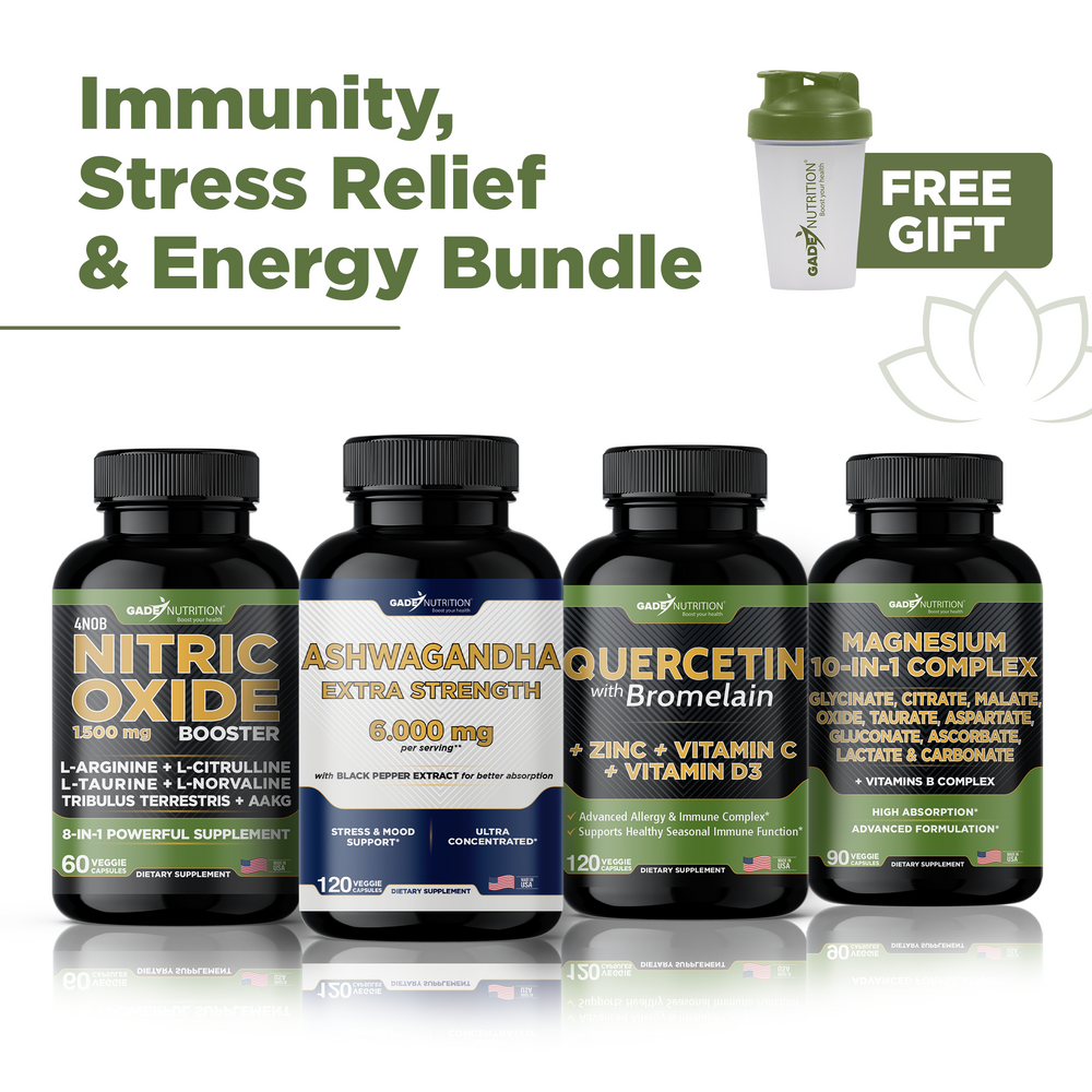 Immunity, Stress Relief & Energy Bundle