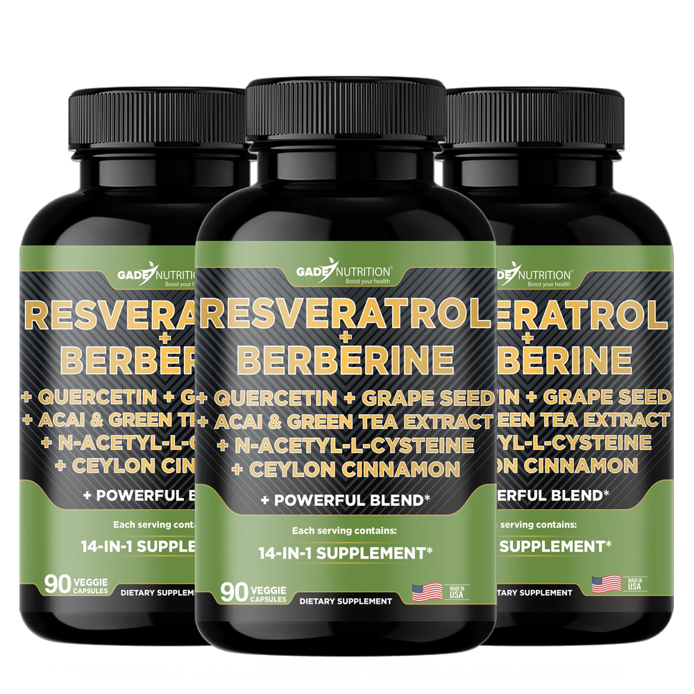 Resveratrol + Berberine 14-in-1 - Gade Nutrition