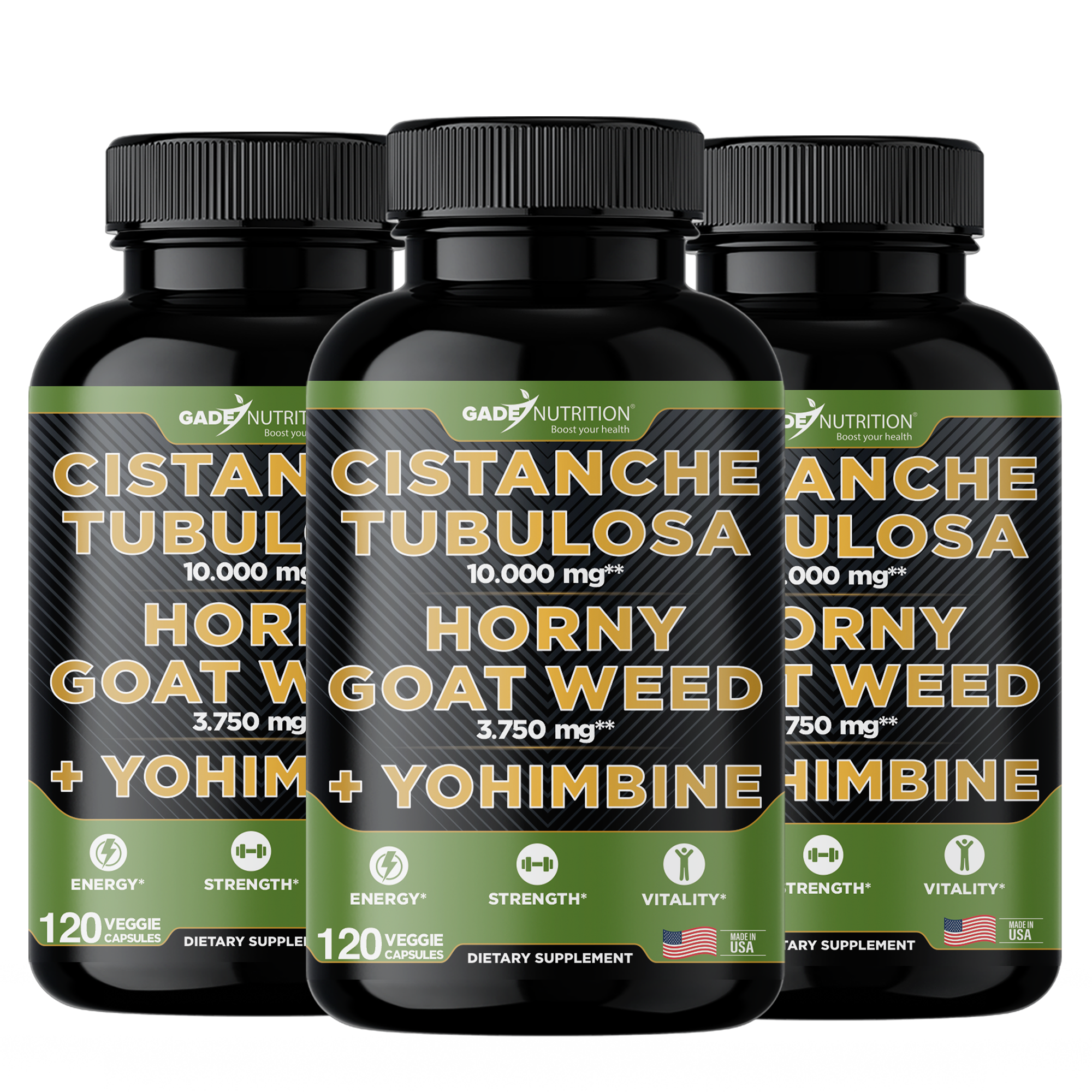 Cistanche Tubulosa with Horny Goat Weed and Yohimbine