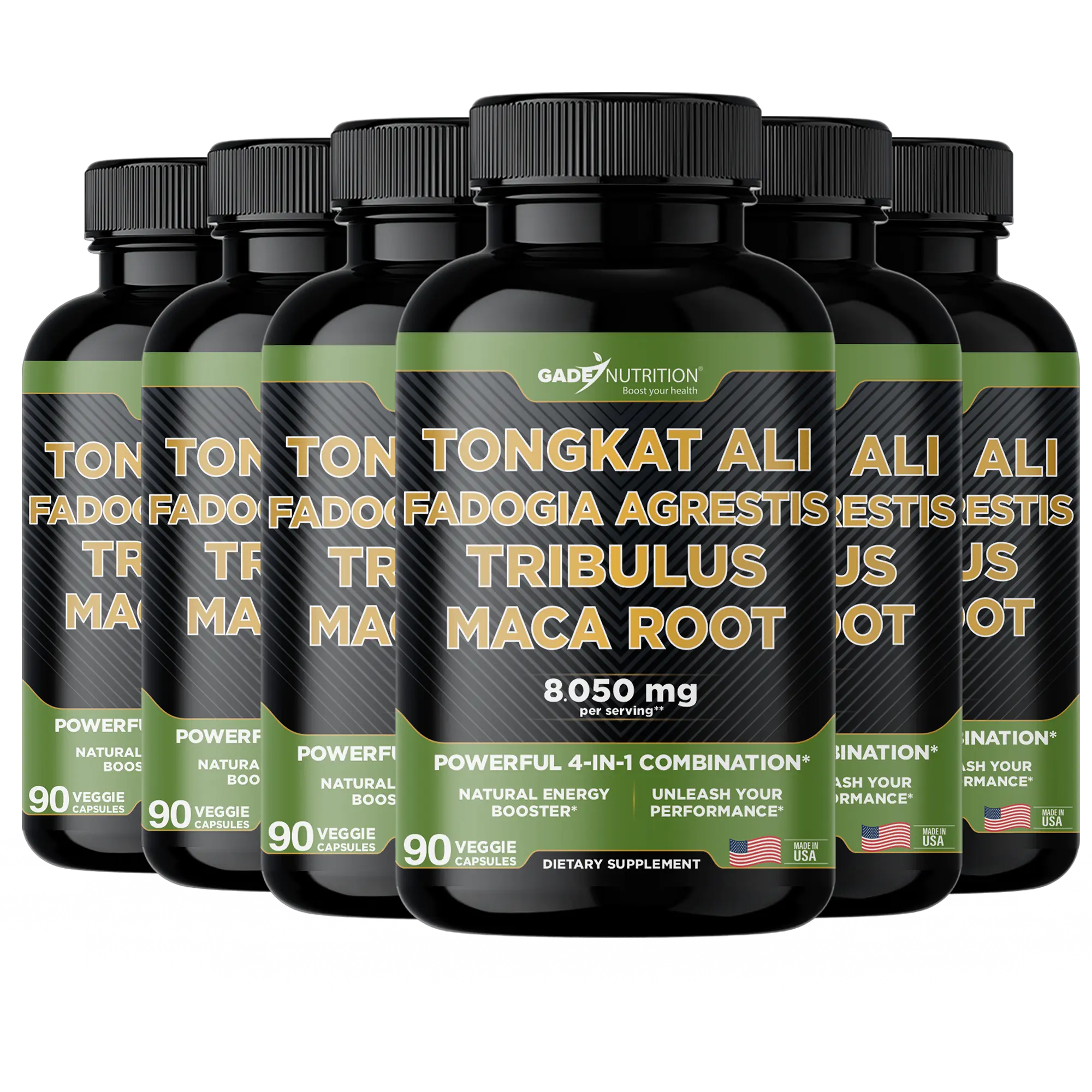 Tongkat, Fadogia Agrestis, Tribulus and Maca Root GADE NUTRITION