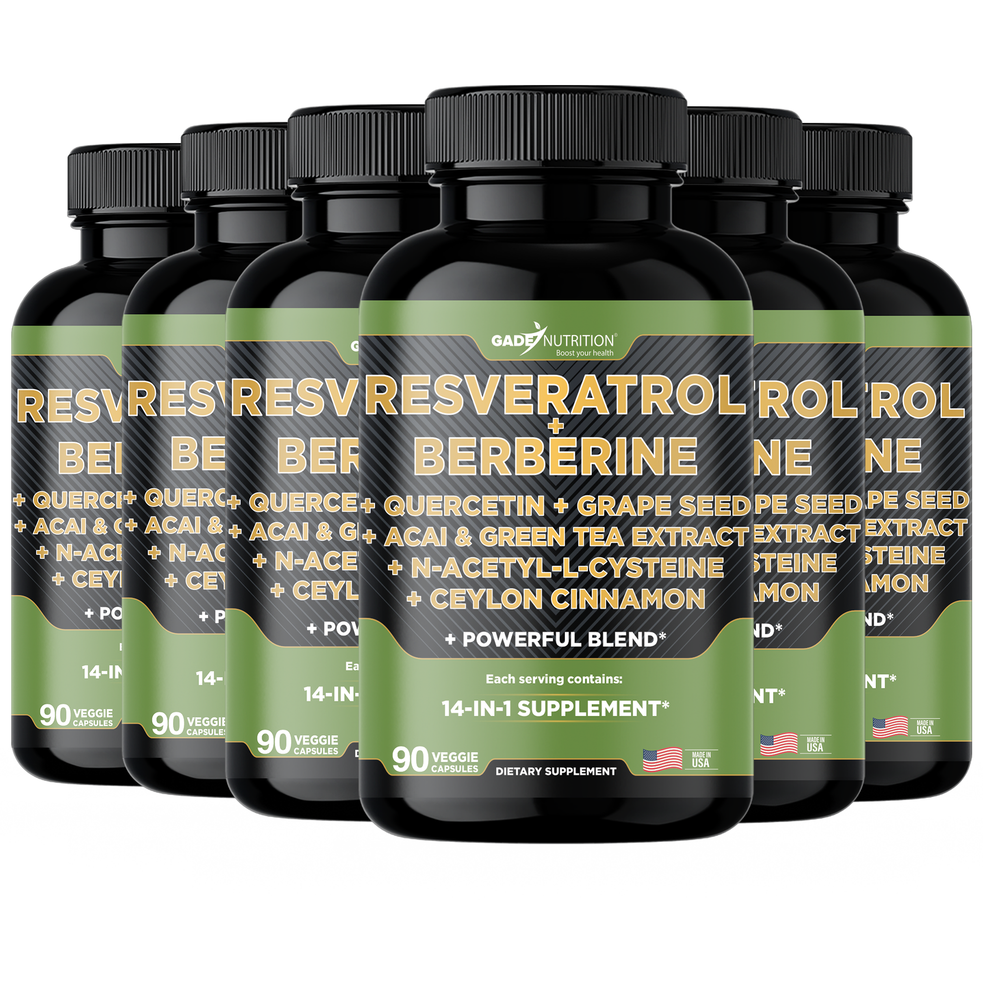 Resveratrol + Berberine 14-in-1