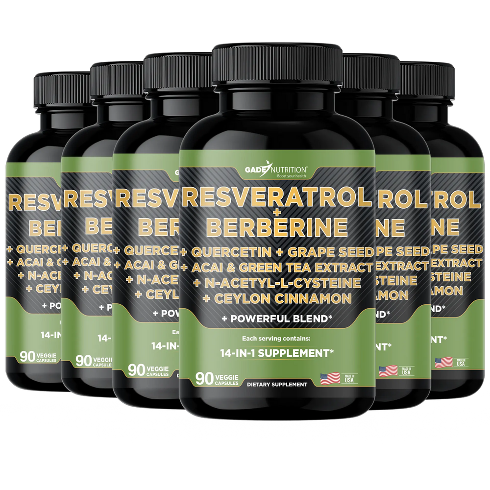 Resveratrol + Berberine 14-in-1 - Gade Nutrition