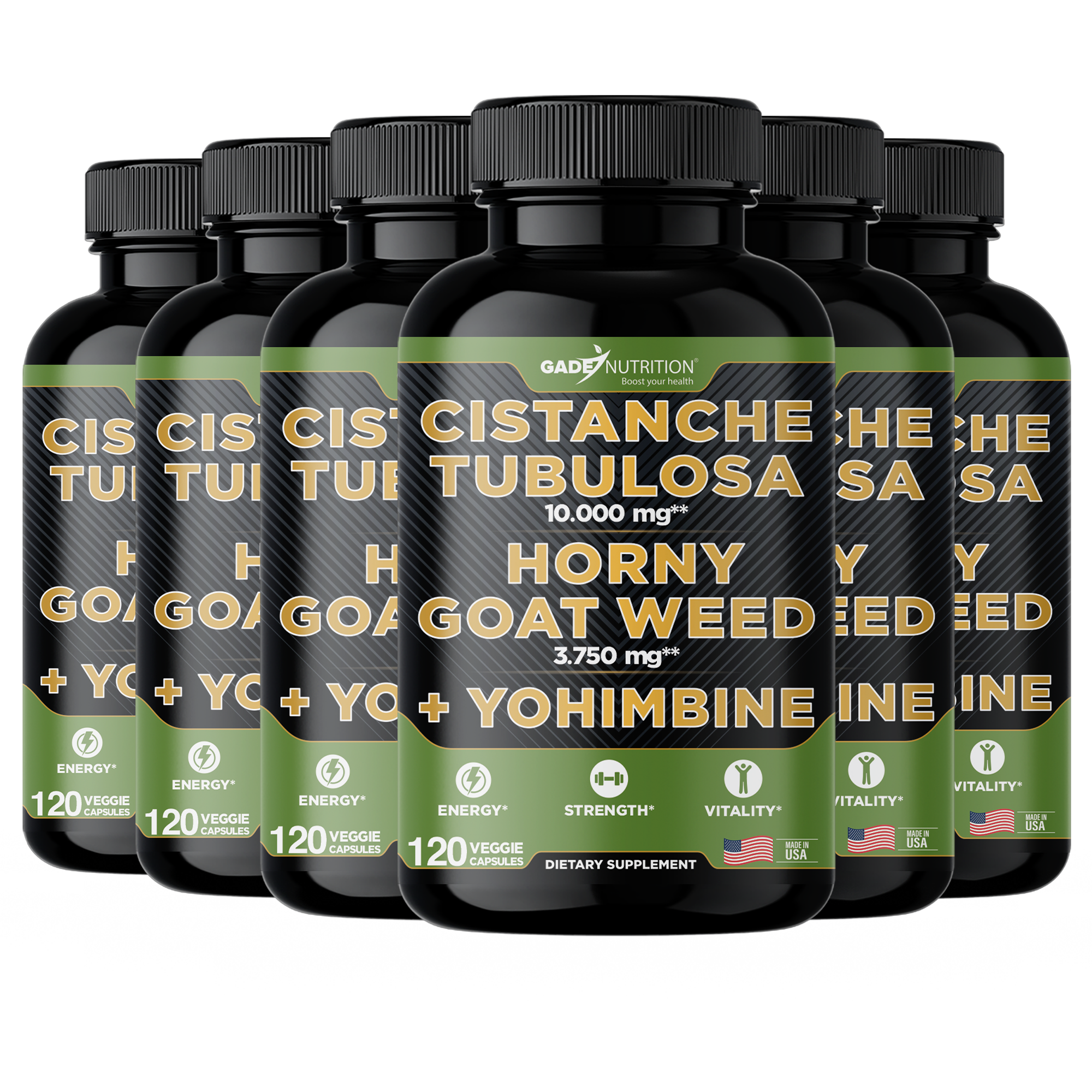 Cistanche Tubulosa with Horny Goat Weed and Yohimbine