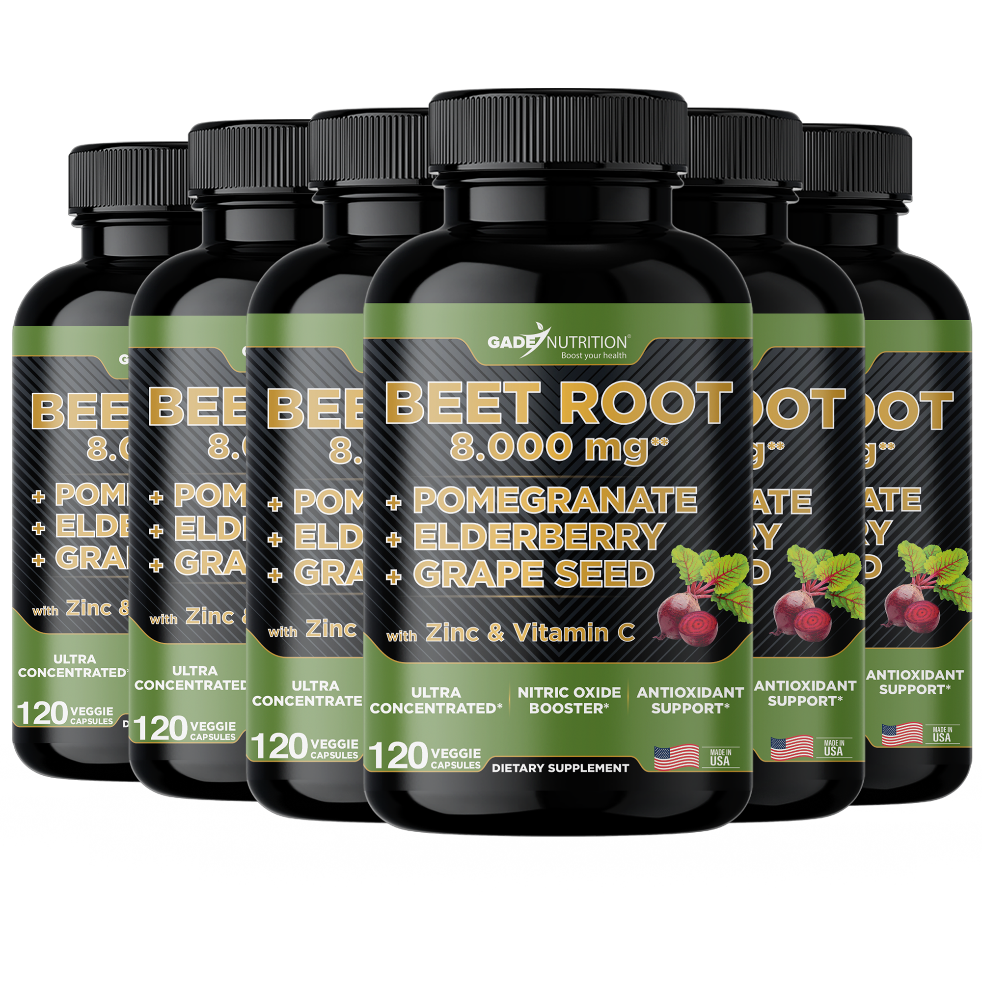 Beet Root Capsules Extra Strength 8000 mg