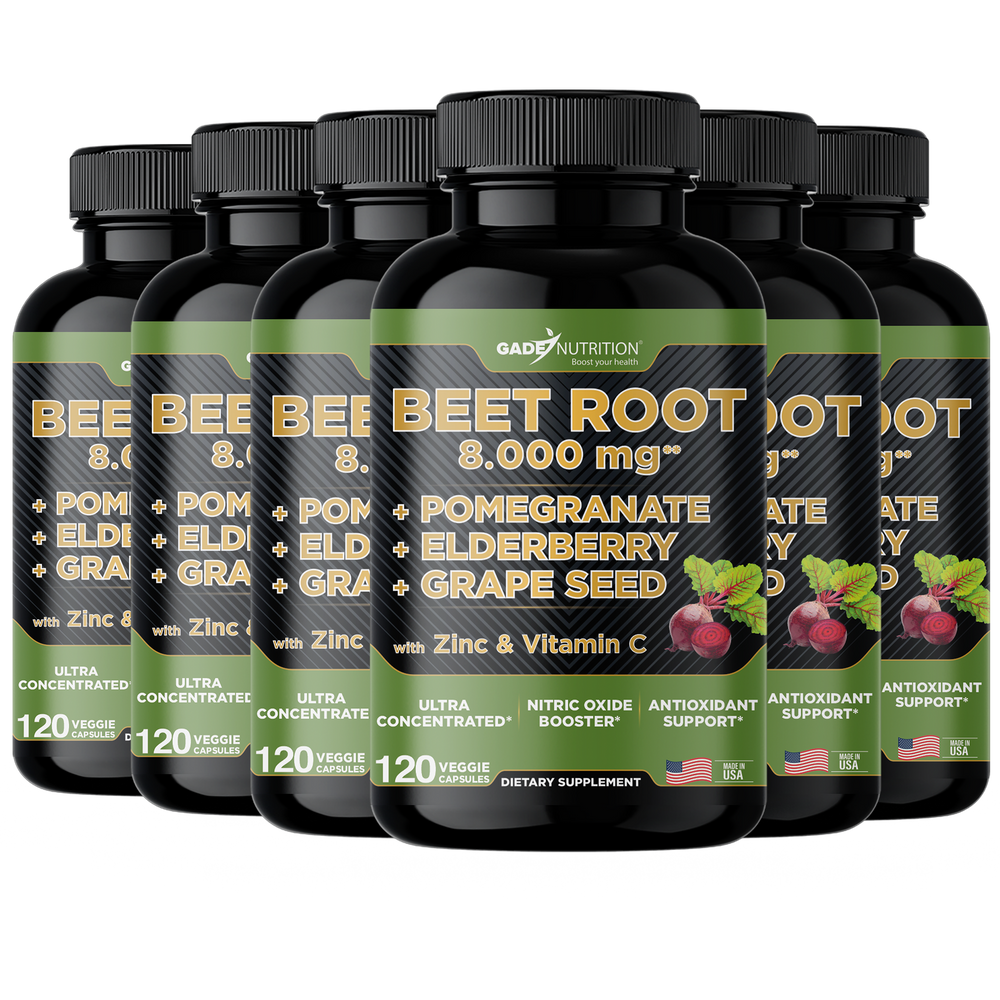 Beet Root Capsules Extra Strength 8000 mg