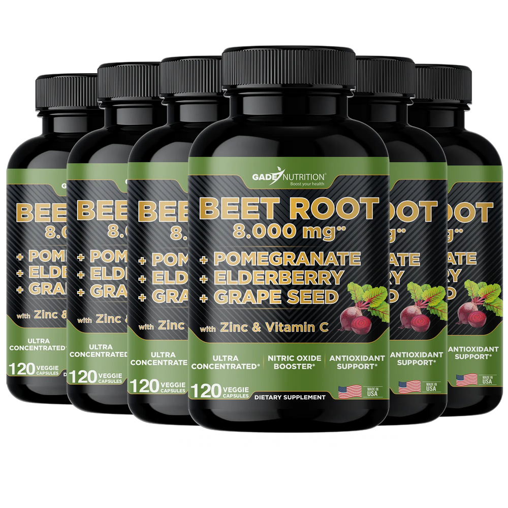 Variant Root Pill Beet Root Capsules Extra Strength 8000 mg – Gade Nutrition