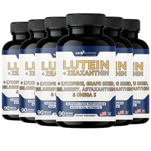 Lutein + Zeaxanthin, Lycopene, Grape Seed, Bilberry, Astaxanthin & Omega 3