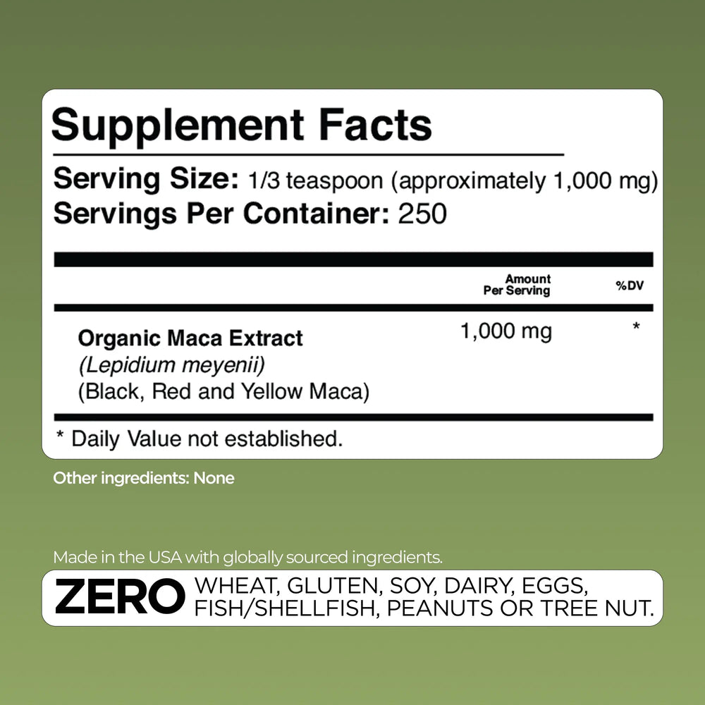 Maca Root Gade Nutrition