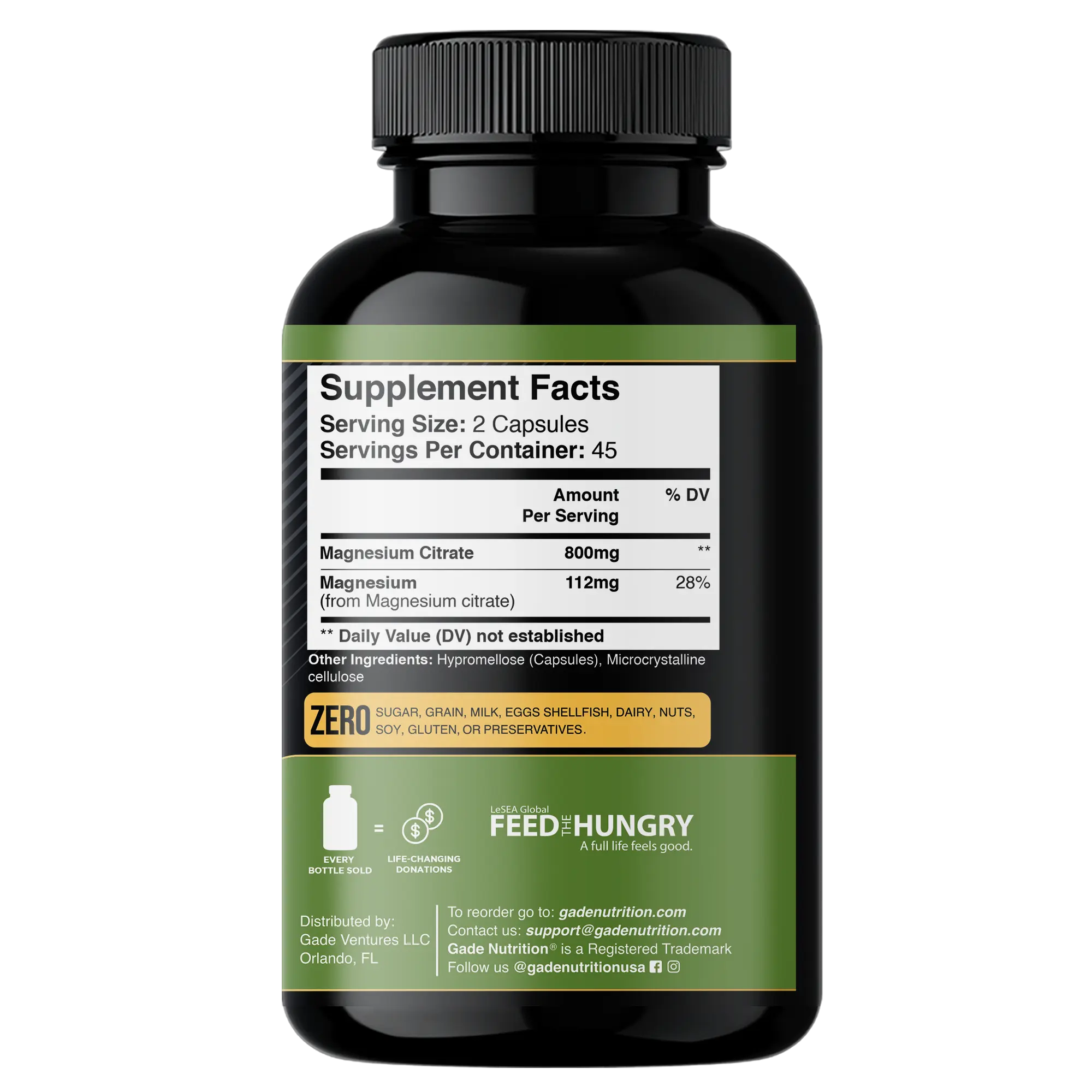 Magnesium Citrate - Gade Nutrition