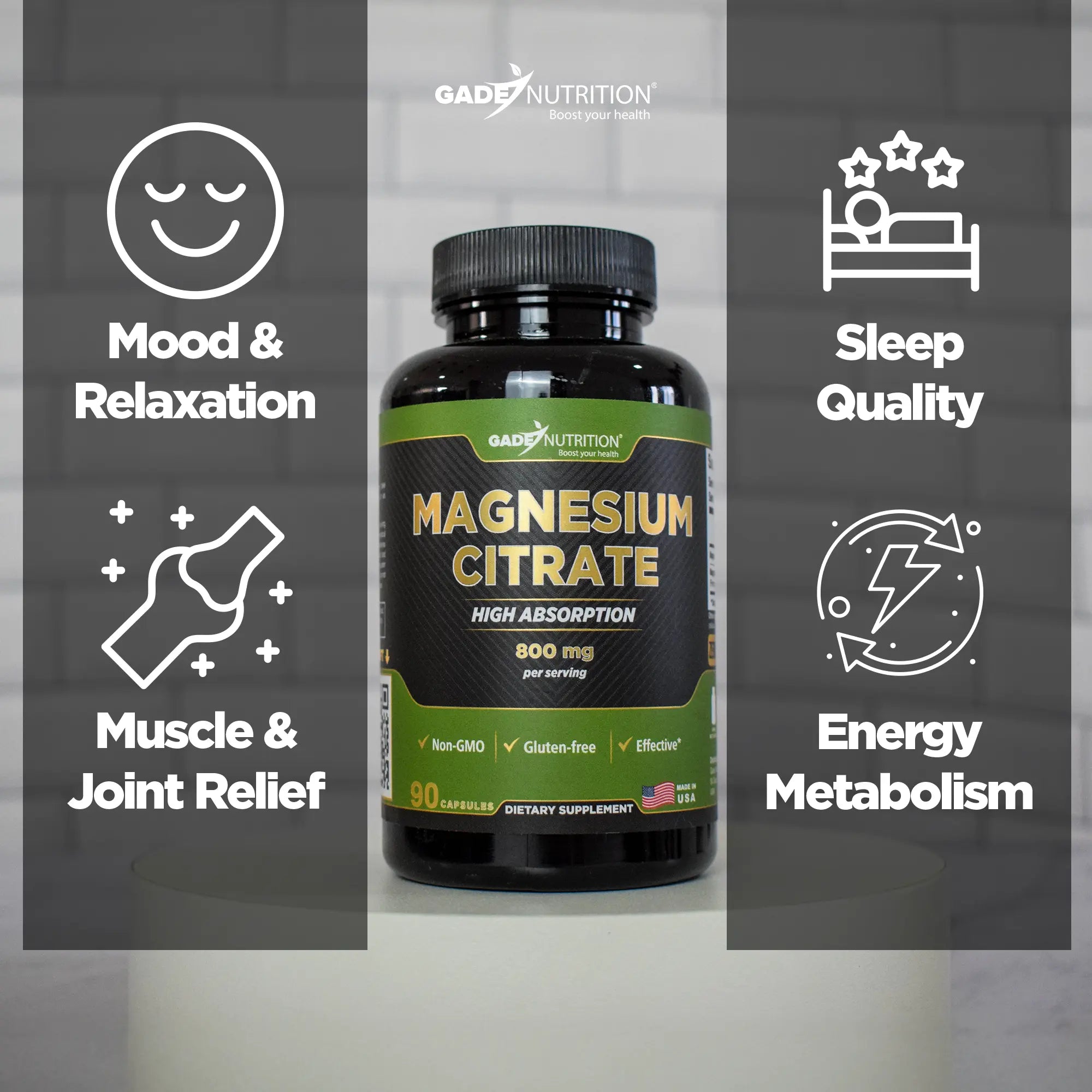 Magnesium Citrate Gade Nutrition