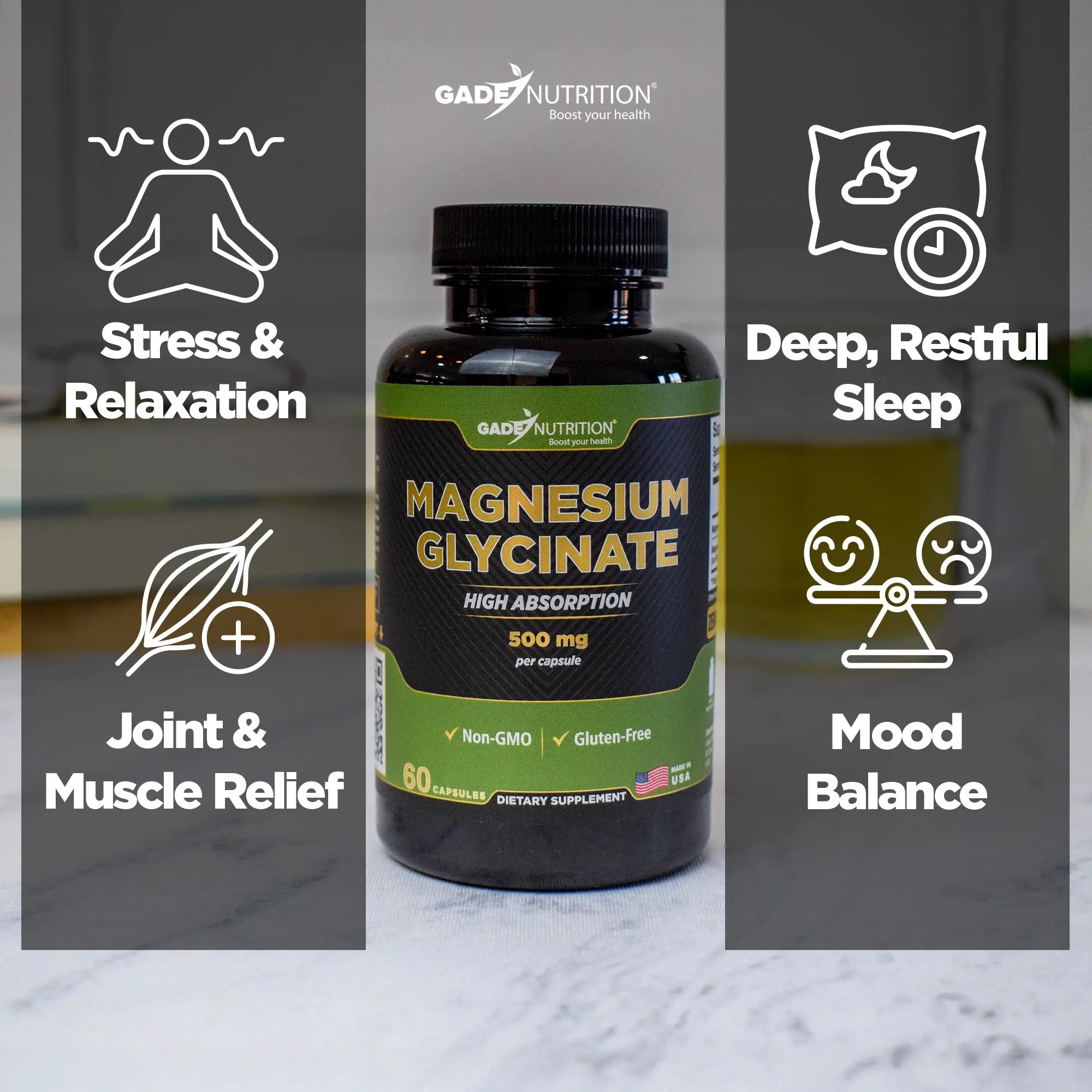 Magnesium Glycinate Gade Nutrition