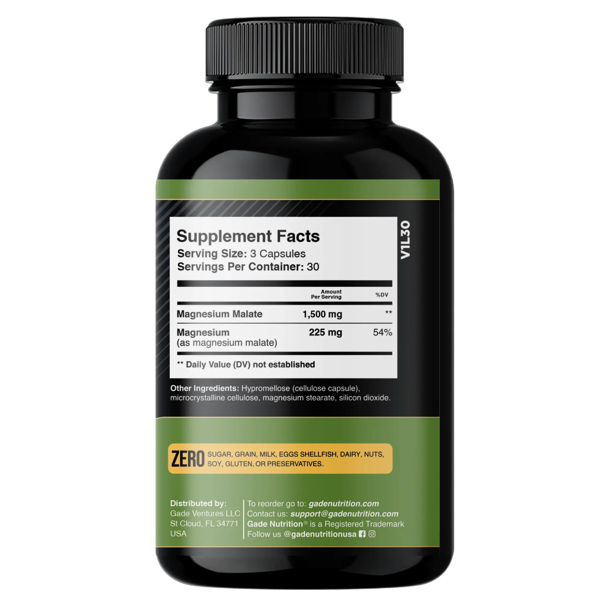 Magnesium Malate - Gade Nutrition
