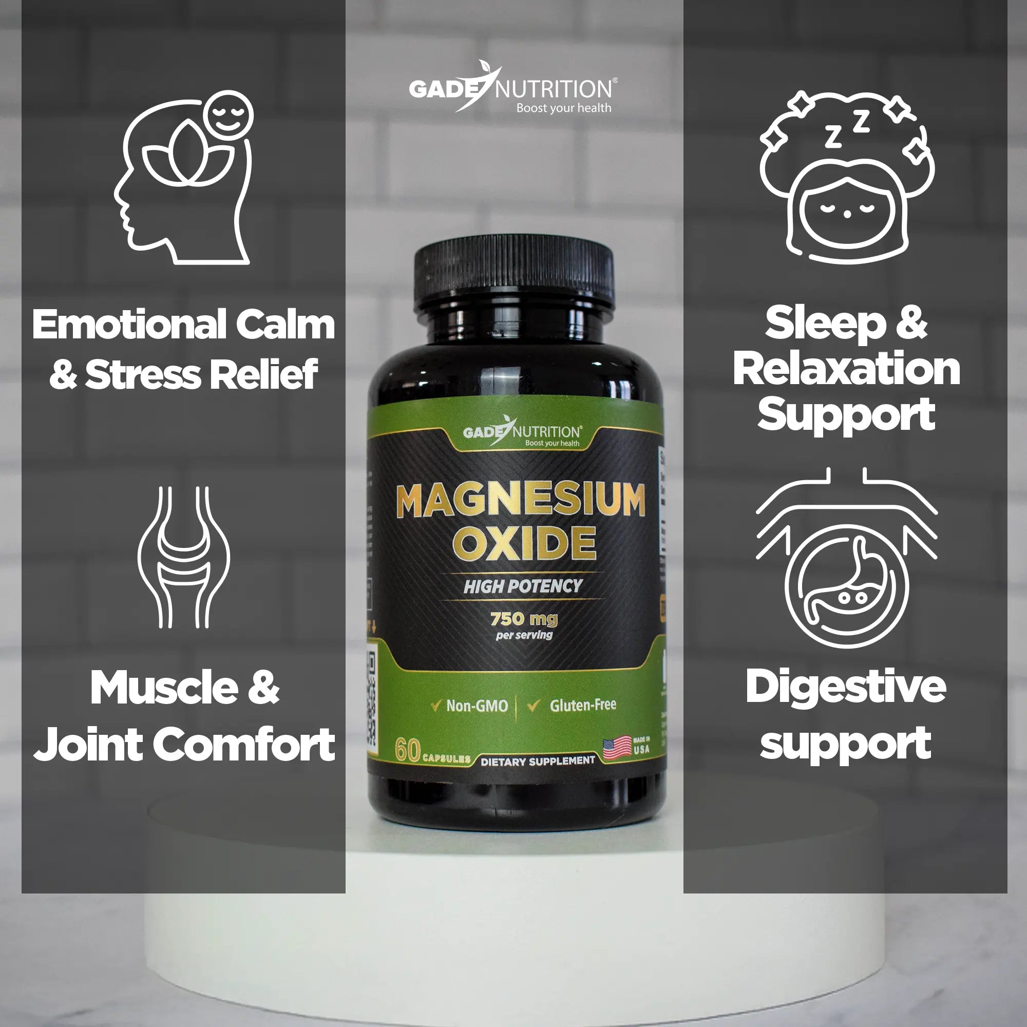 Magnesium Oxide Gade Nutrition