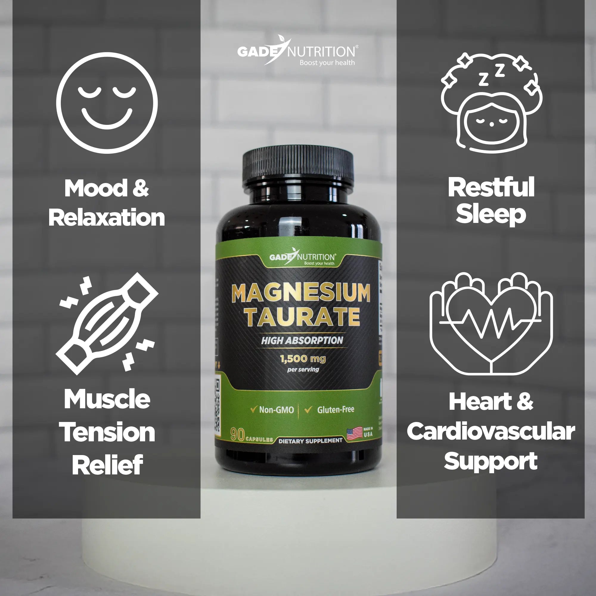 Magnesium Taurate Gade Nutrition
