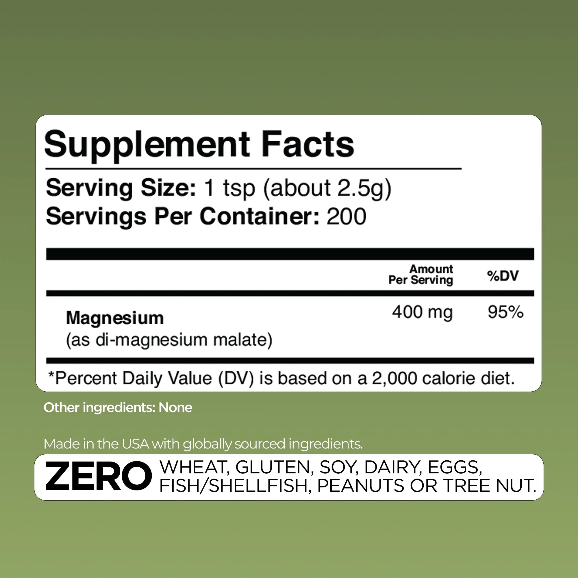 Magnesium Malate Gade Nutrition