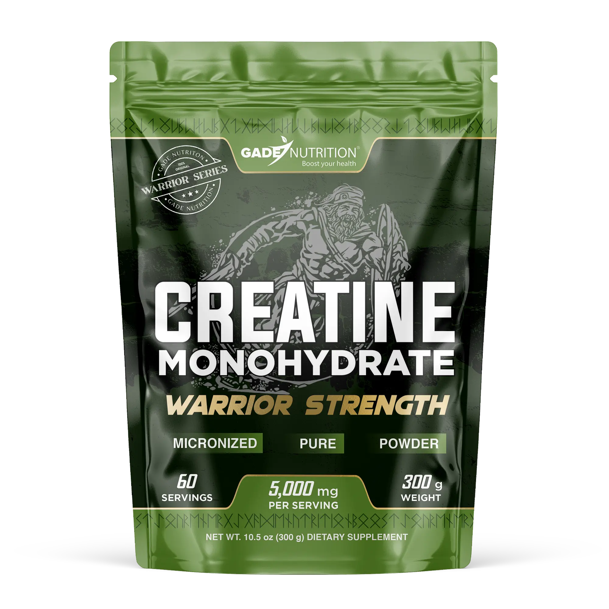 Warrior Strength - Creatine Monohydrate Gade Nutrition