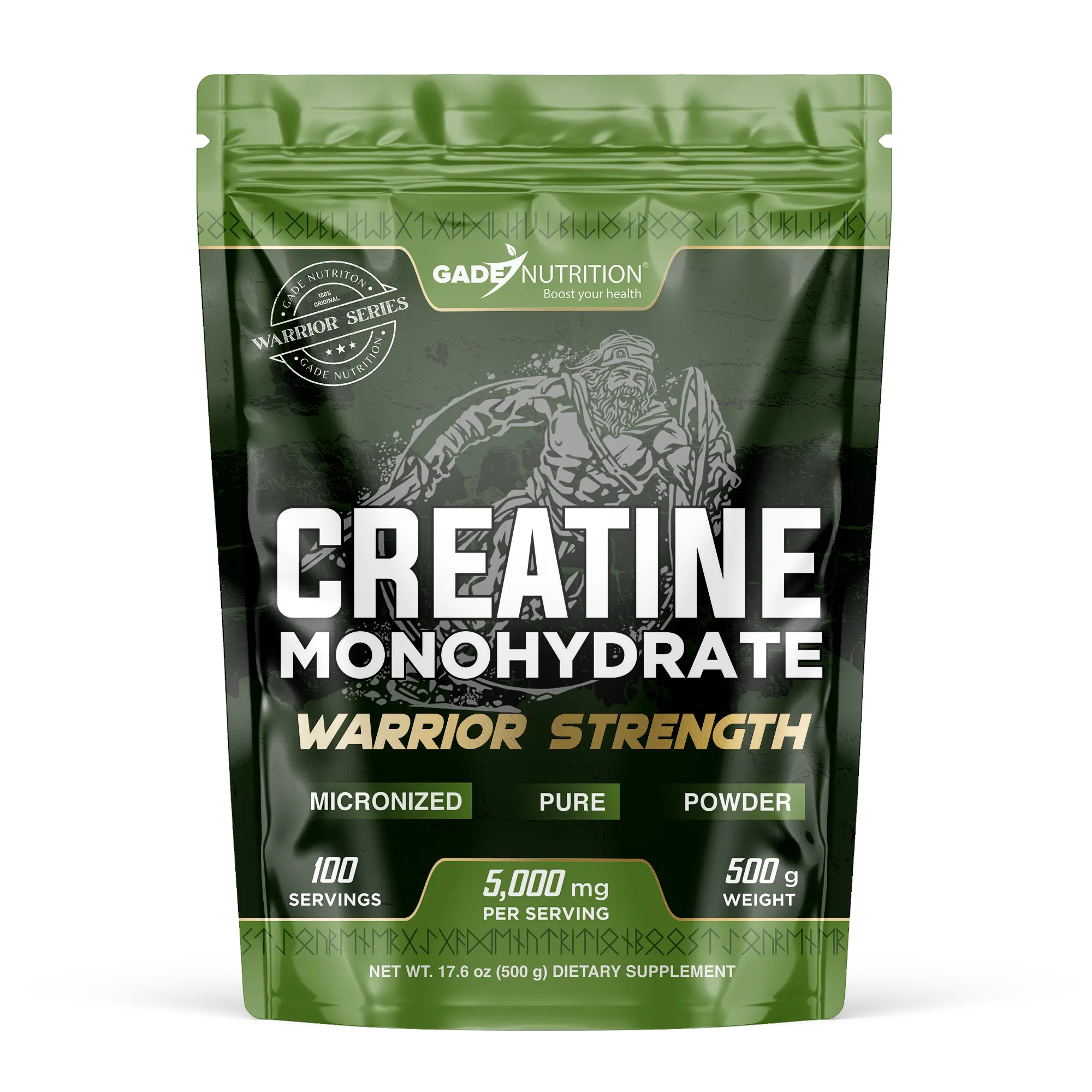Warrior Strength - Creatine Monohydrate Gade Nutrition
