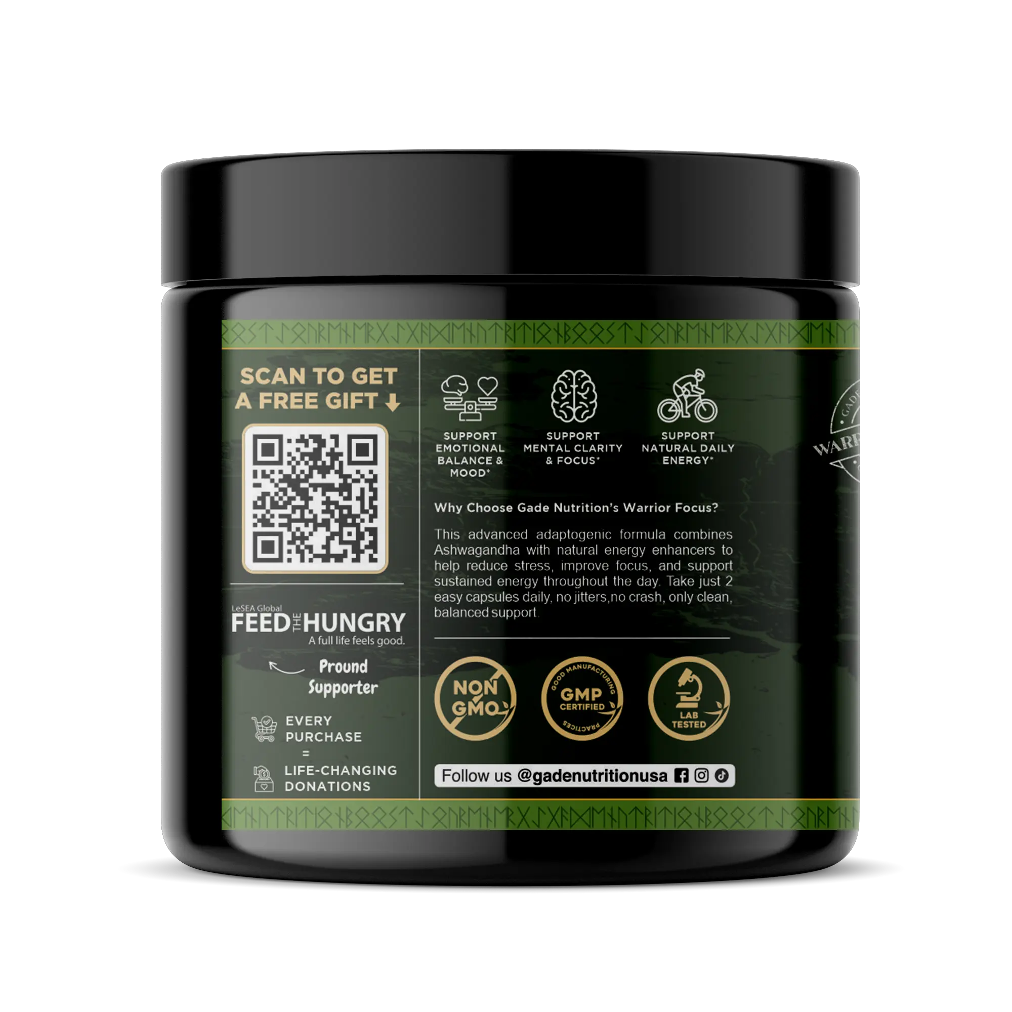 Warrior Focus Gade Nutrition