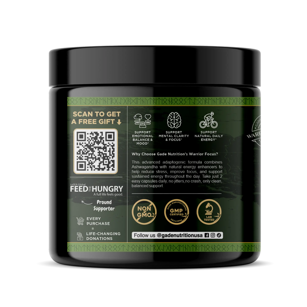 Warrior Focus Gade Nutrition