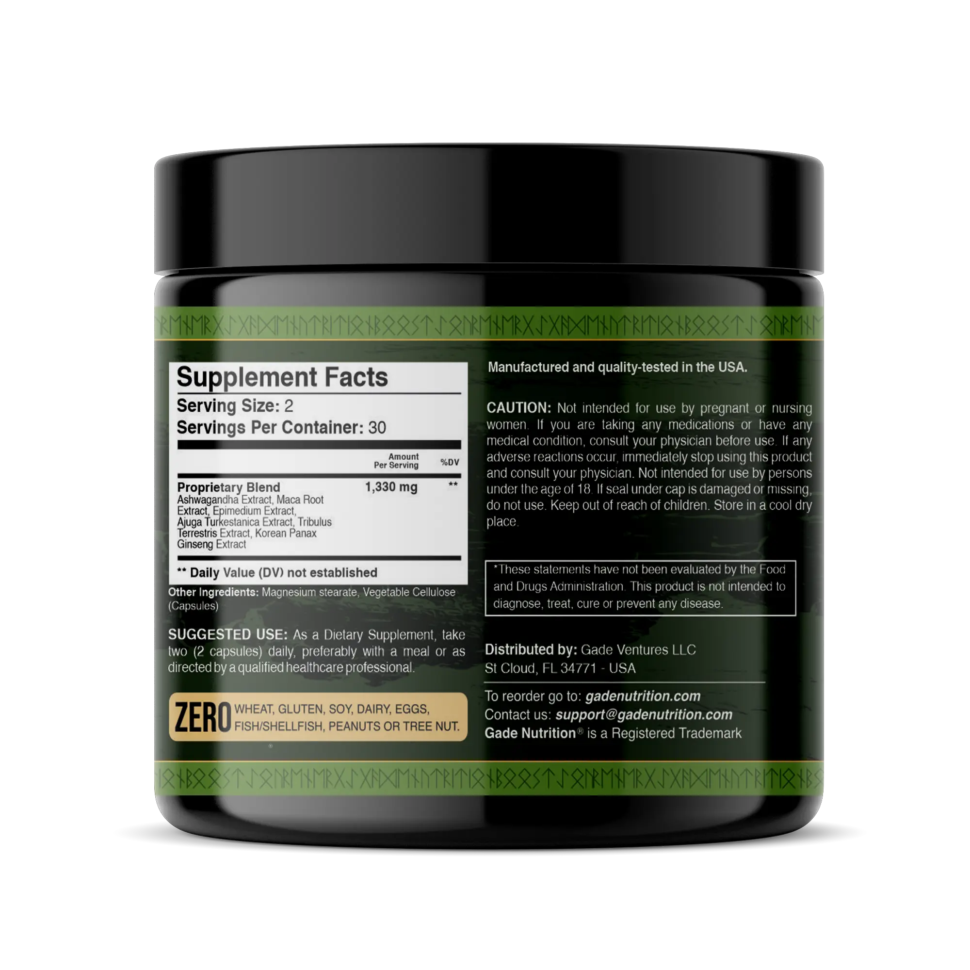 Warrior Focus Gade Nutrition