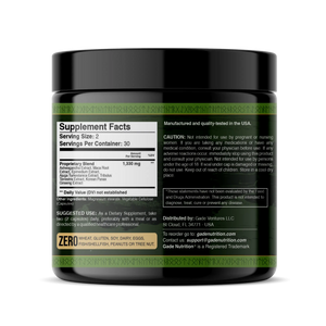 Warrior Focus Gade Nutrition