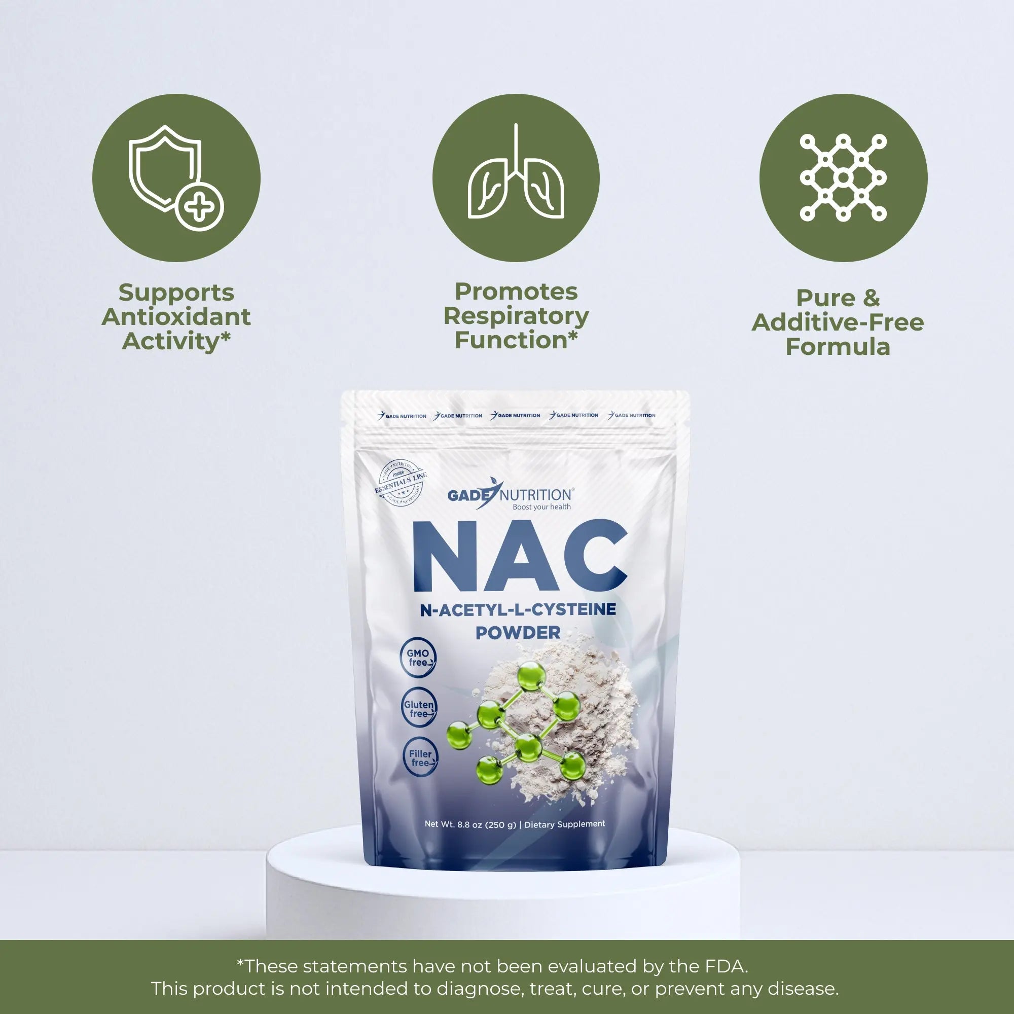 N-Acetyl-L-Cysteine (NAC) Gade Nutrition