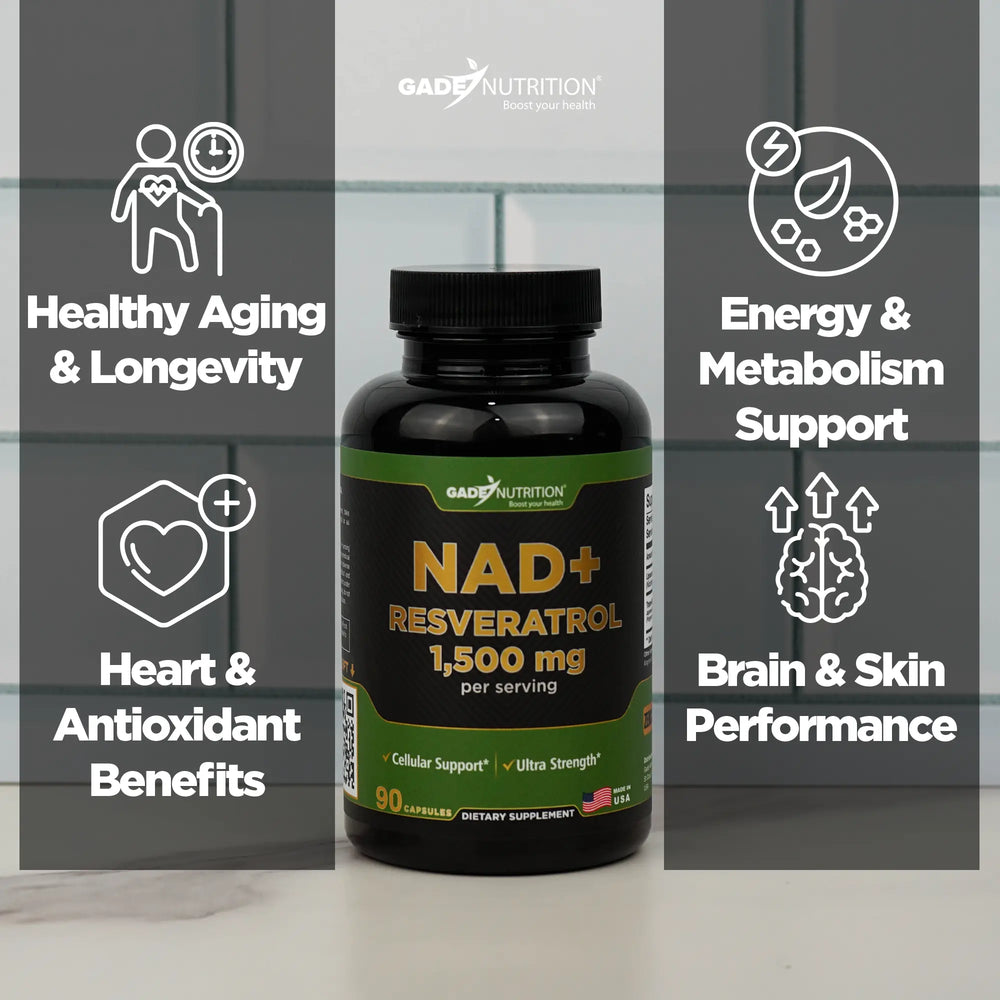 NAD+ and Resveratrol GADE NUTRITION