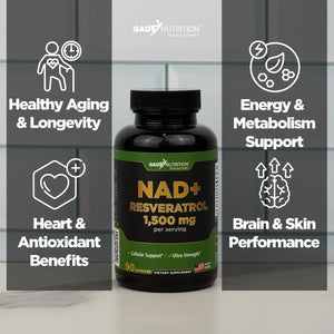 NAD+ and Resveratrol GADE NUTRITION
