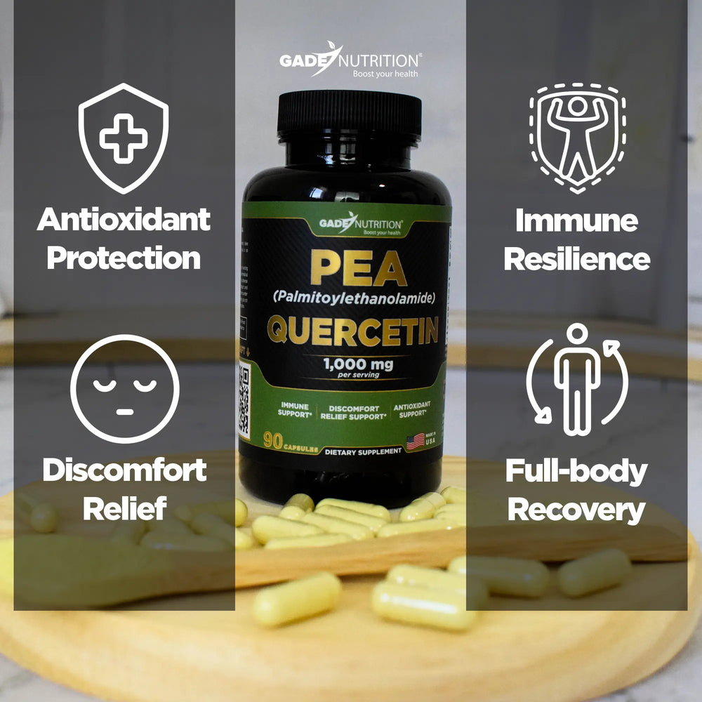 PEA (Palmitoylethanolamide) with Quercetin Phytosome Gade Nutrition