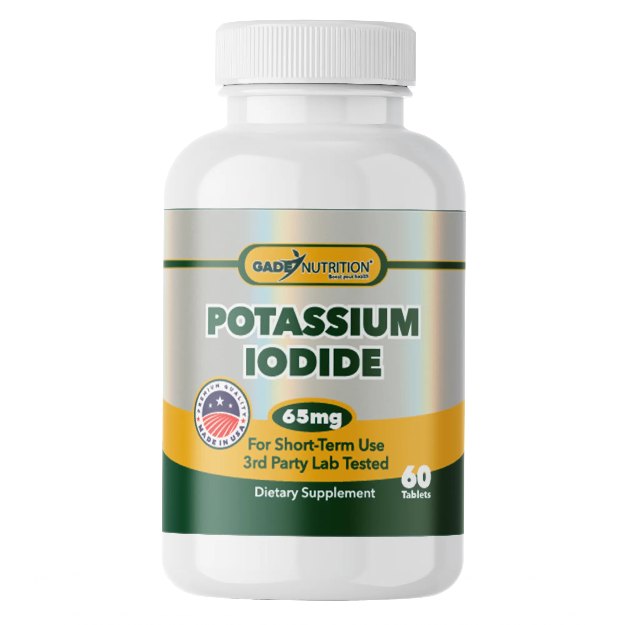 Potassium Iodide - Exp March 2029 - Gade Nutrition