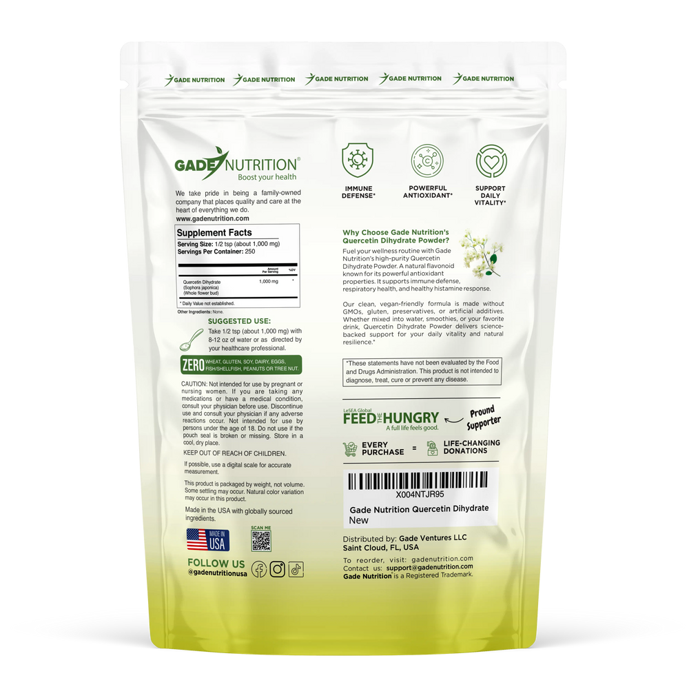 Quercetin Dihydrate Gade Nutrition