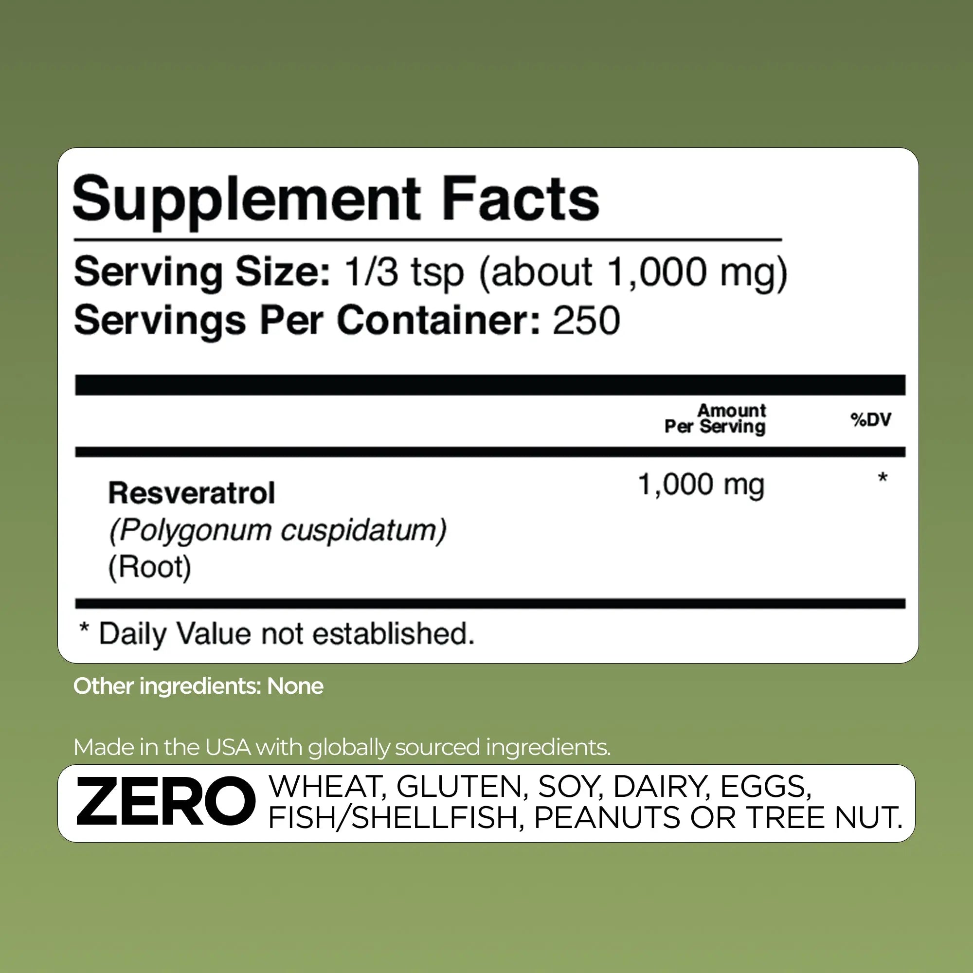 Resveratrol Gade Nutrition