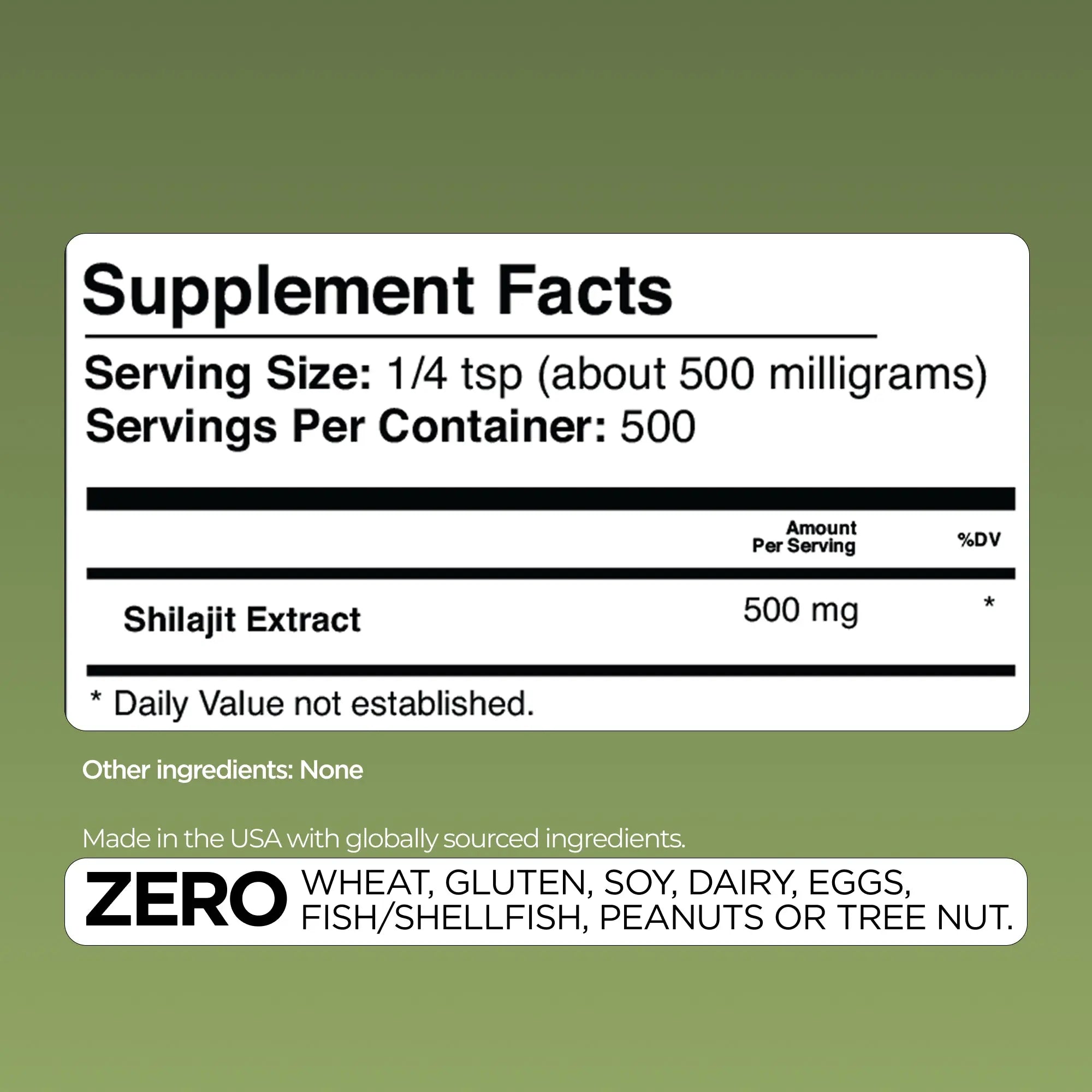 Shilajit Extract Gade Nutrition