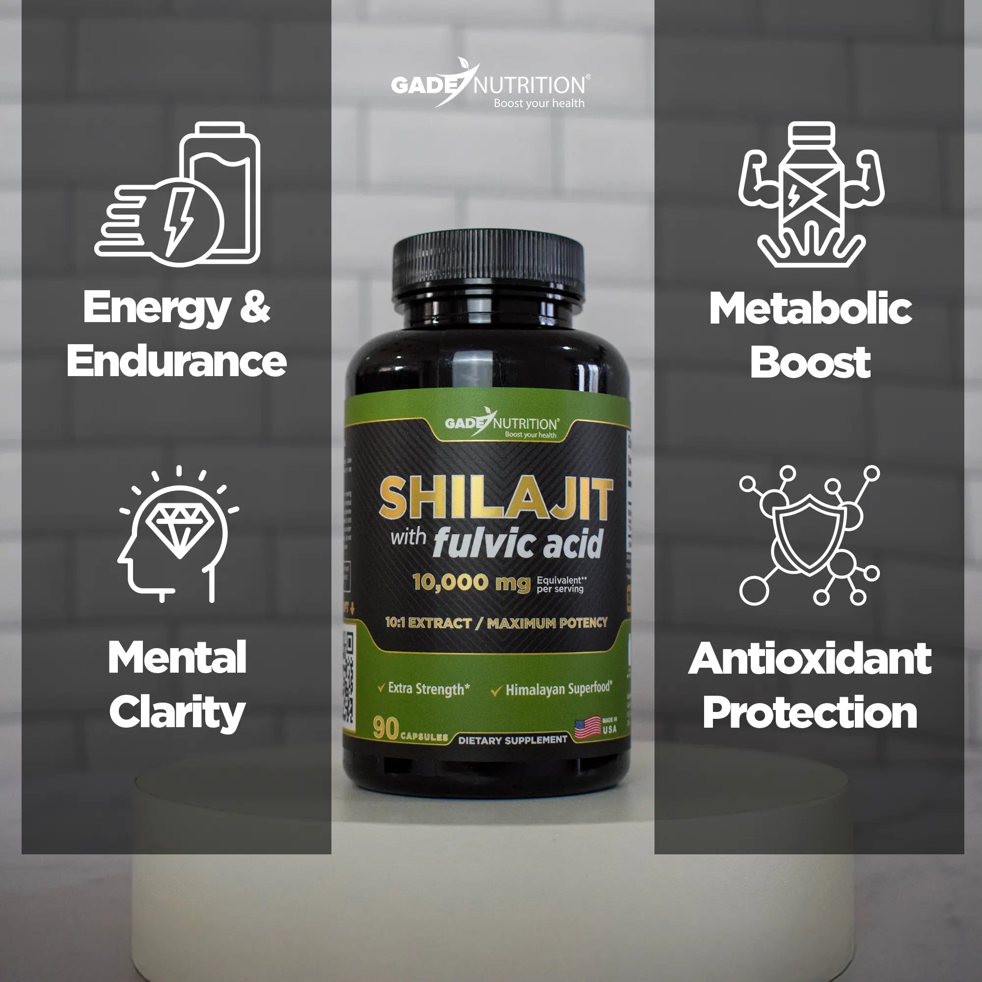 Shilajit 10,000 mg Gade Nutrition