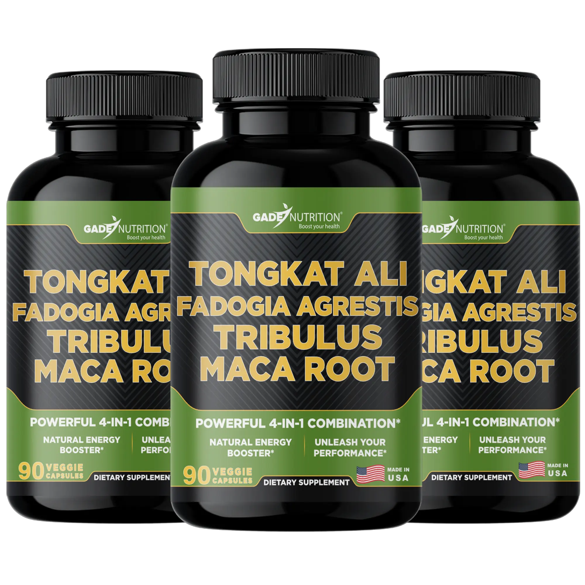 Tongkat, Fadogia Agrestis, Tribulus and Maca Root