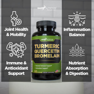 Turmeric with Quercetin & Bromelain Gade Nutrition